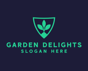 Healthy Plant Shield logo design