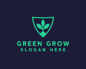 Healthy Plant Shield logo design