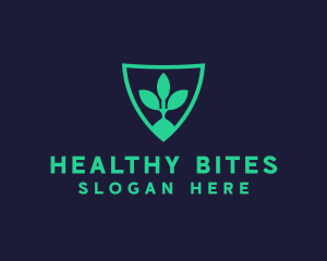 Healthy Plant Shield logo design