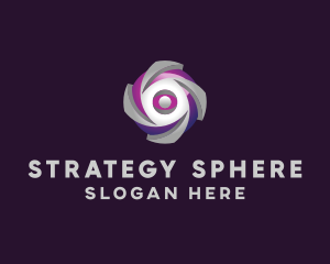 3D Cyber Sphere logo