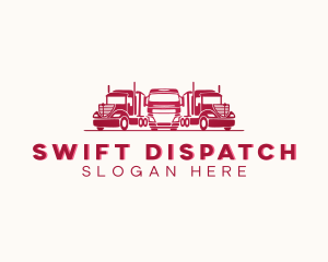 Freight Truck Logistics logo design