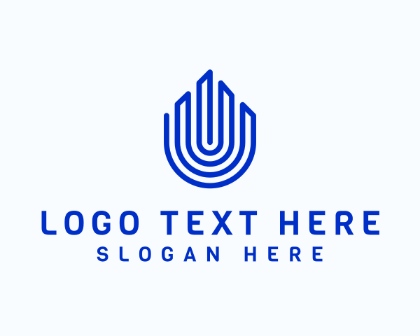 Fingerprint logo example 1