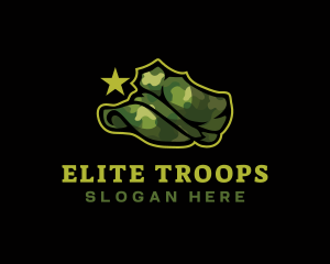 Military Hat Army logo