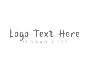 Cursive Handwritten Event logo