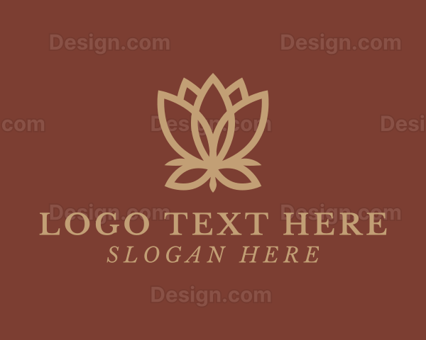 Luxury Lotus Flower Logo