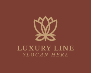 Luxury Lotus Flower logo design