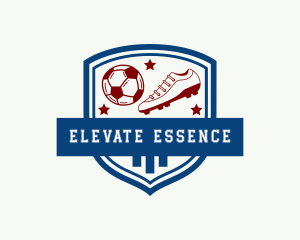 Varsity Soccer Ball Shoes  Logo