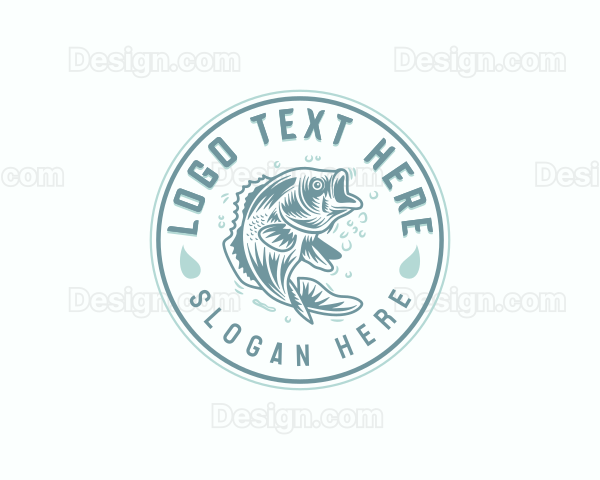 Seafood Fisherman Fish Logo