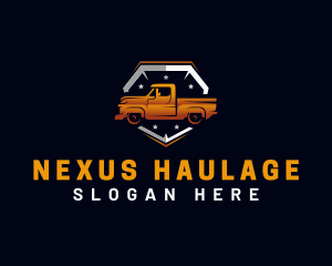 Pickup Truck Garage logo design