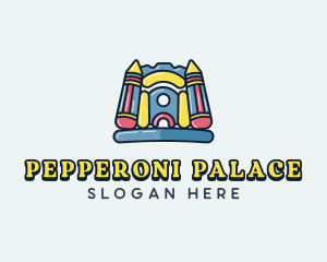 Castle Inflatable Playground logo design