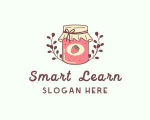 Strawberry Jam Jar Logo