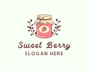 Strawberry Jam Jar logo