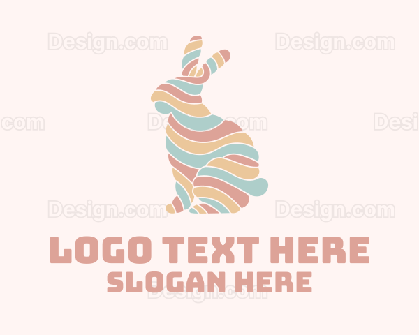 Colorful Rabbit Mallow Logo