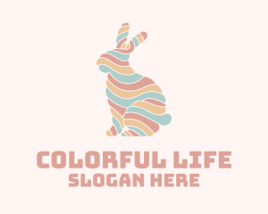 Colorful Rabbit Mallow logo design