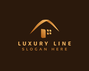 Luxury House Roofing logo design