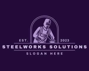 Industrial Welding Fabrication logo design