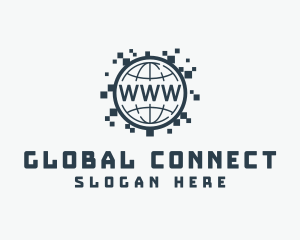 Globe Internet Pixel logo