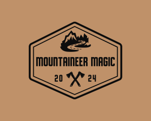 Mountain Axe Adventure logo design