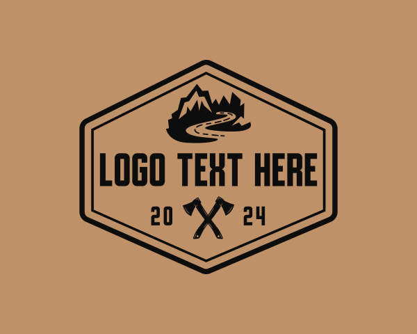 Hiking logo example 4