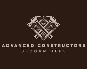 Builder Hammer House Carpentry logo design