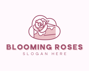 Sweet Rose Cake logo design