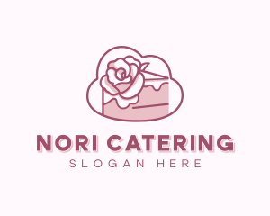 Sweet Rose Cake logo design