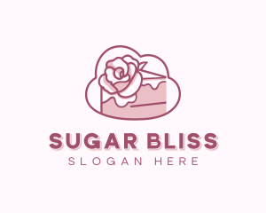 Sweet Rose Cake logo design