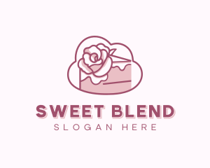 Sweet Rose Cake logo design