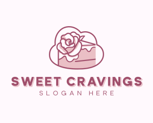 Sweet Rose Cake logo design