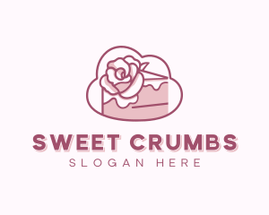 Sweet Rose Cake logo design