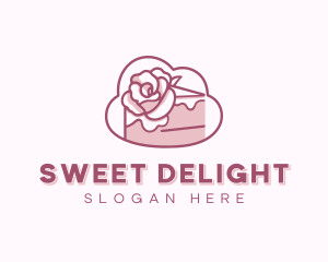 Sweet Rose Cake logo design
