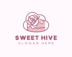 Sweet Rose Cake logo design