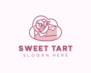 Sweet Rose Cake logo design