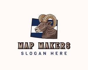 Colorado Bighorn Sheep logo design