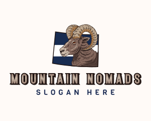 Colorado Bighorn Sheep logo design