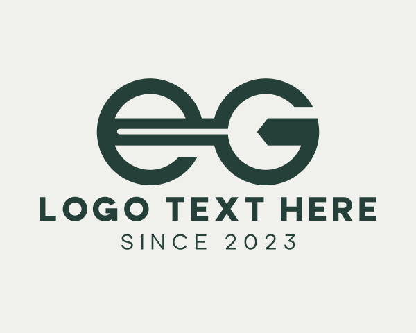 Letter Eg logo example 4