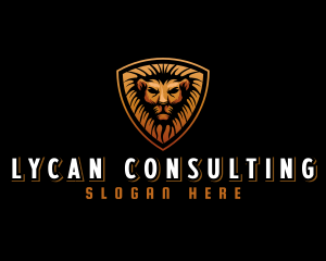 Lion Shield Agency logo design