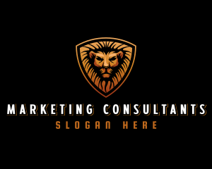 Lion Shield Agency logo design