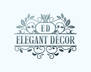 Elegant Floral Salon logo design