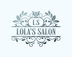 Elegant Floral Salon logo design