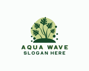 Underwater Sea Plant logo design