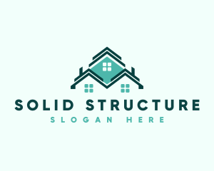 Property Roof Structure logo design