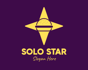 Star Burger Sandwich logo design