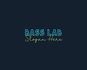 Neon Light Wordmark logo design