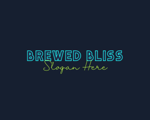 Neon Light Wordmark logo design