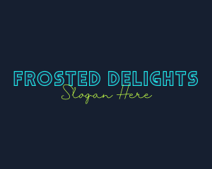 Neon Light Wordmark logo design