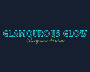 Neon Light Wordmark logo design