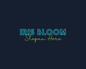 Neon Light Wordmark logo design