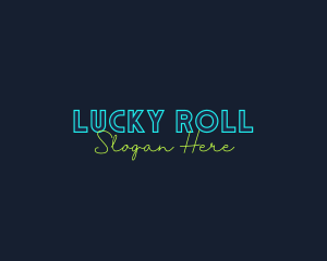 Neon Light Wordmark logo design