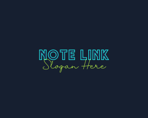 Neon Light Wordmark logo design